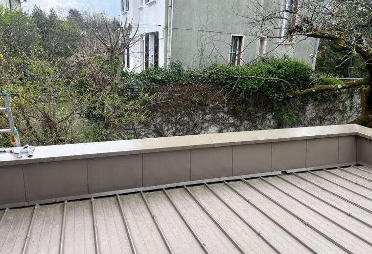 Zinguerie realise par Charpentier des Cimes a Froges